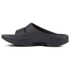 OOFOS OOahh Black Slide (Unisex) -Marlou Shoes Sales Shop 1100BLK 4