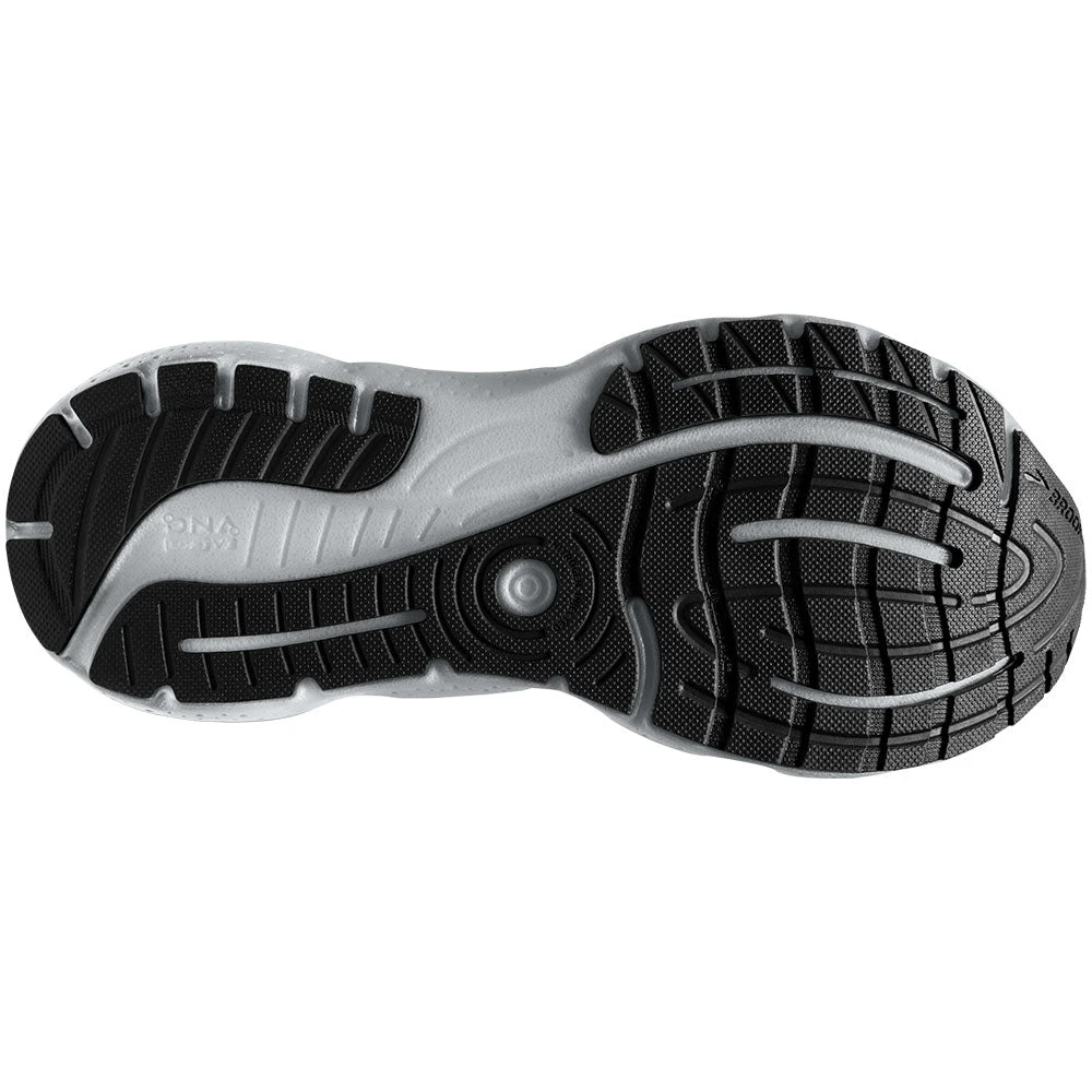 Brooks Glycerin GTS 20 Athletic Shoe Black/White/Alloy (Women's) 8 Brooks Glycerin GTS 20 Athletic Shoe Black/White/Alloy (Women's) - Image 6