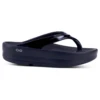 OOFOS OOmega OOlala Black Sandal (Women's) -Marlou Shoes Sales Shop 1410BLACK 1