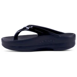 OOFOS OOmega OOlala Black Sandal (Women's) -Marlou Shoes Sales Shop 1410BLACK 4