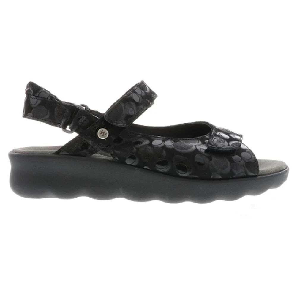 Wolky Pichu Black Circles Sandal (Women's) 3 Wolky Pichu Black Circles Sandal (Women's)