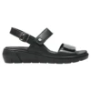 Wolky Santorini Black Leather Sandal (Women's) 2 Wolky Santorini Black Leather Sandal (Women's) -Marlou Shoes Sales Shop 410450000