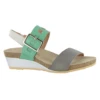 Naot Dynasty Wedge Grey/Jade/Ivory (Women's) -Marlou Shoes Sales Shop 5052NWO