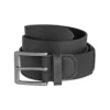 Bison Designs Box Canyon™ Comfort Belt Black Silver Buckle 38mm (Men's) -Marlou Shoes Sales Shop 713CHBK