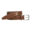 Johnston & Murphy Topstitched Leather Belt Tan -Marlou Shoes Sales Shop 75 7632