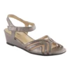 David Tate Admire Pewter Wedge Heel (Women's) 1 David Tate Admire Pewter Wedge Heel (Women's) -Marlou Shoes Sales Shop ADMIREPWT 1