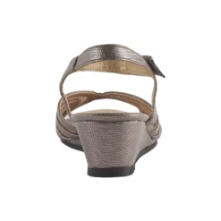 David Tate Admire Pewter Wedge Heel (Women's) -Marlou Shoes Sales Shop ADMIREPWT 3