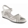 David Tate Admire Silver Wedge Heel (Women's) 2 David Tate Admire Silver Wedge Heel (Women's) -Marlou Shoes Sales Shop ADMIRESLV 1