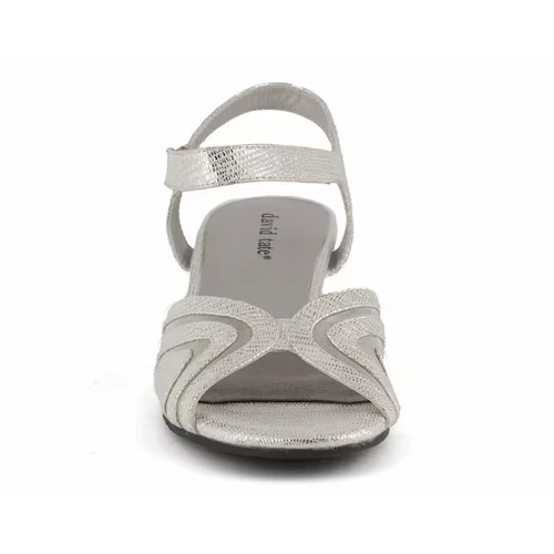 David Tate Admire Silver Wedge Heel (Women's) 4 David Tate Admire Silver Wedge Heel (Women's) - Image 2