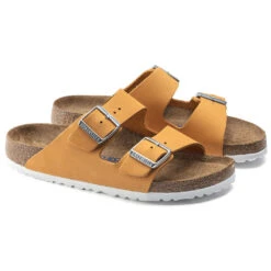 Birkenstock Arizona Soft Footbed Sandal Apricot (Women's) -Marlou Shoes Sales Shop Apricot 4
