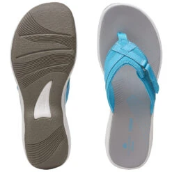 Clarks Breeze Sea Sandal Aqua (Women's) -Marlou Shoes Sales Shop Aqu 6