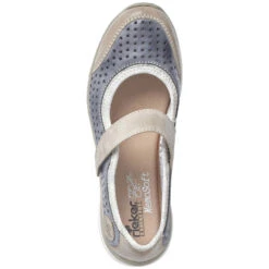 Rieker Nikita B5 Mary Jane Jeans Blue (Women's) -Marlou Shoes Sales Shop B5Jean 4