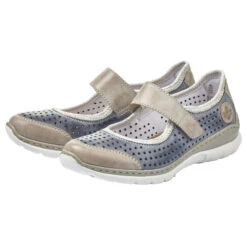 Rieker Nikita B5 Mary Jane Jeans Blue (Women's) -Marlou Shoes Sales Shop B5Jean 7