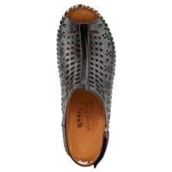 Spring Step Bohemianish Sandal Black Leather (Women's) -Marlou Shoes Sales Shop BOHEMIANISHB 3