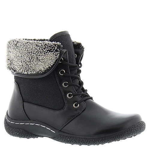 Wanderlust Danette Tie Boot Black (Women's) 3 Wanderlust Danette Tie Boot Black (Women's)