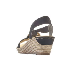 Rieker Fanni H6 Wedge Sandal Black (Women's) -Marlou Shoes Sales Shop Blk 3 486204ff 7287 47b9 af88 c2ac2e1d81ea