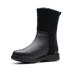 Clarks Un Elda Mid Waterproof Boot (Women's) -Marlou Shoes Sales Shop Blk 4 a59f94c5 2643 40a1 b715 f903cdd70770