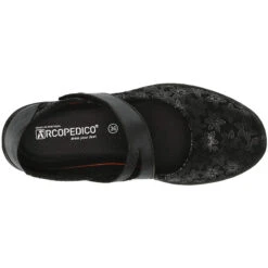 Arcopedico Cosmo Black Flower (Women's) -Marlou Shoes Sales Shop Blk 4 c50adcd1 145b 412d 8e25 b3a49a5523f3
