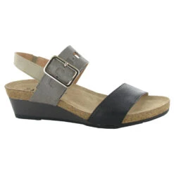 Naot Dynasty Wedge Black/Grey/Beige (Women's)