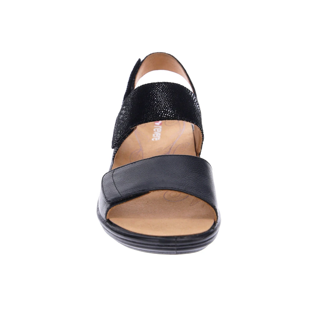 Revere Como Sandal Black Lizard (Women's) 6 Revere Como Sandal Black Lizard (Women's) - Image 4