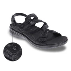 Revere Miami Sandal Black Lizard (Women's) -Marlou Shoes Sales Shop BlkLiz 7