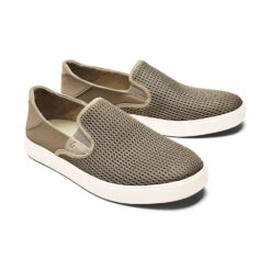 OluKai Lae'ahi Mesh Slip-On Clay (Men's) -Marlou Shoes Sales Shop Clay 5