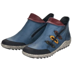Rieker Z7582 Liv Royal Blue Shootie (Women's) -Marlou Shoes Sales Shop D1A7301 7 67e77a41 3c4a 4101 95c5 4eb273e91750