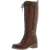 Remonte D1A74-22 Aida Tall Leather Chestnut Boot (Women's) -Marlou Shoes Sales Shop D1A7422 1