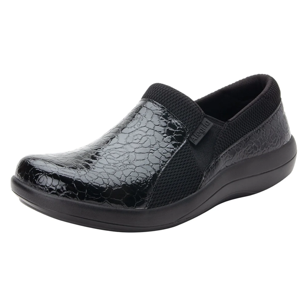 Alegria Duette Slip-On Shoe Flourish Black Patent (Women's) 3 Alegria Duette Slip-On Shoe Flourish Black Patent (Women's)