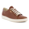 Ecco Soft 7 Cognac Leather Sneaker (Women's) -Marlou Shoes Sales Shop EccoCogna 2