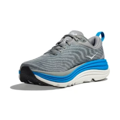 Hoka One One Hoka Gaviota 5 Limestone/Diva Blue Running Shoe (Men's) -Marlou Shoes Sales Shop GAVIOTA5LDVB M 3