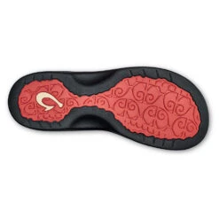 OluKai 'Ohana Flip Flop Sandal Hot Coral / Black (Women's) -Marlou Shoes Sales Shop HotCor 3