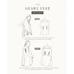 Look By M Basic Shawl Vest Charcoal -Marlou Shoes Sales Shop Howto 2