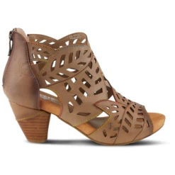 L'Artiste By Spring Step Icon Shootie Tan Leather (Women's) -Marlou Shoes Sales Shop ICONT 5