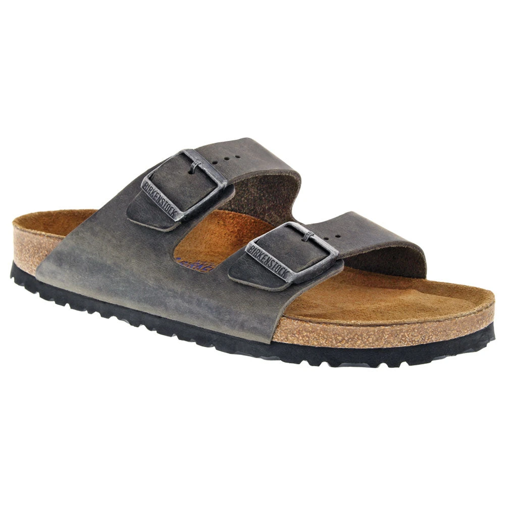 Birkenstock Arizona Soft Footbed Sandal Iron Oiled Nubuck (Women's) 3 Birkenstock Arizona Soft Footbed Sandal Iron Oiled Nubuck (Women's)