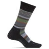 Feetures Be Bold Cushion Crew Socks In Black Multi (Men's) -Marlou Shoes Sales Shop LM10151 black