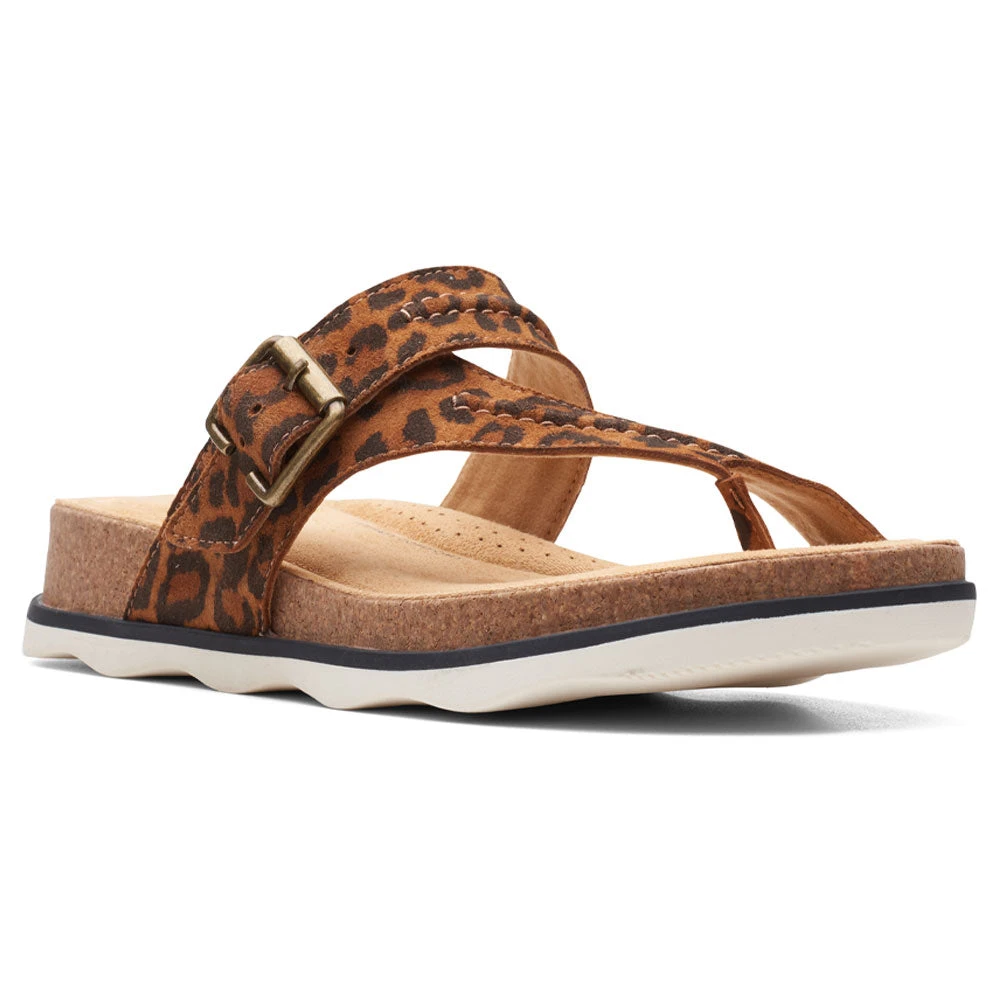 Clarks Brynn Madi Sandal Leopard Leather (Women's) 3 Clarks Brynn Madi Sandal Leopard Leather (Women's)