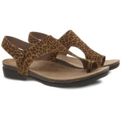 Dansko Reece Sandal Leopard (Women's) -Marlou Shoes Sales Shop Leo 3