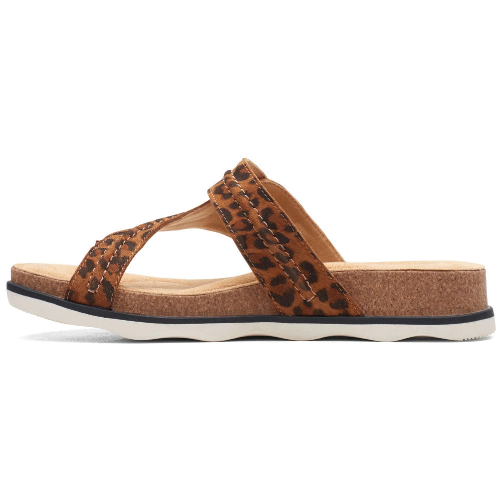Clarks Brynn Madi Sandal Leopard Leather (Women's) 7 Clarks Brynn Madi Sandal Leopard Leather (Women's) - Image 5
