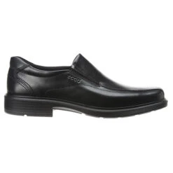 Ecco Helsinki Bike Toe Slip-On Black Leather (Men's) -Marlou Shoes Sales Shop MAR00216C
