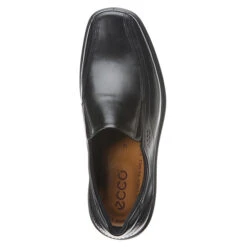 Ecco Helsinki Bike Toe Slip-On Black Leather (Men's) -Marlou Shoes Sales Shop MAR00216D
