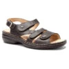 Finn Comfort Gomera Sandal Black Plisseelight (Women's) -Marlou Shoes Sales Shop MAR01698
