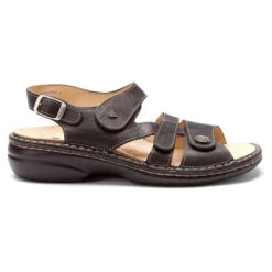Finn Comfort Gomera Sandal Black Plisseelight (Women's) 11 Finn Comfort Gomera Sandal Black Plisseelight (Women's) -Marlou Shoes Sales Shop MAR01698C