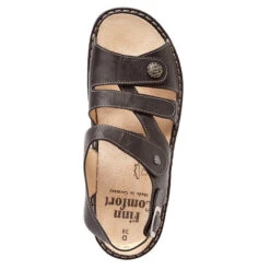 Finn Comfort Gomera Sandal Black Plisseelight (Women's) 12 Finn Comfort Gomera Sandal Black Plisseelight (Women's) -Marlou Shoes Sales Shop MAR01698D