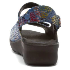 Wolky Pichu Sandal In Jeans Blue Mulit Color Fantasy (Women's) -Marlou Shoes Sales Shop MAR02432B