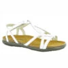 Naot Dorith Sandal White Leather (Women's) -Marlou Shoes Sales Shop MAR04093