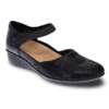 Revere Osaka Black Lizard Mary Jane Shoe (Women's) -Marlou Shoes Sales Shop OSAKABLACKL 1