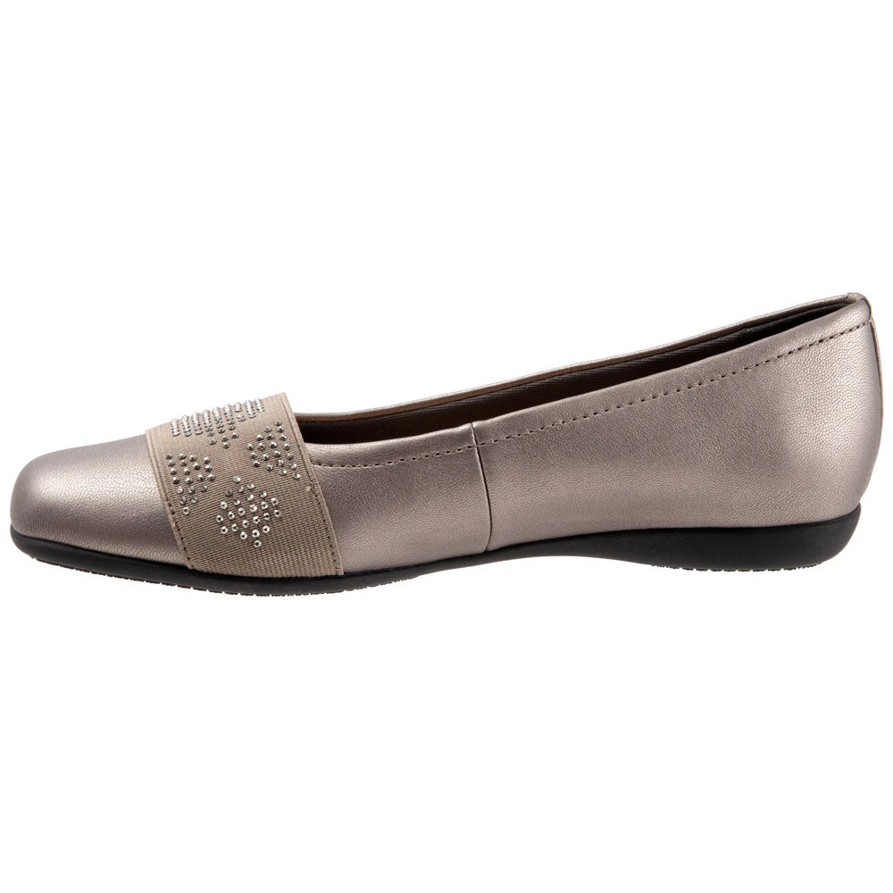 Trotters Samantha Pewter Metallic Gem (Women's) 4 Trotters Samantha Pewter Metallic Gem (Women's) - Image 2