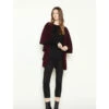 Look By M Basic Shawl Vest Raisin -Marlou Shoes Sales Shop Raisen 3