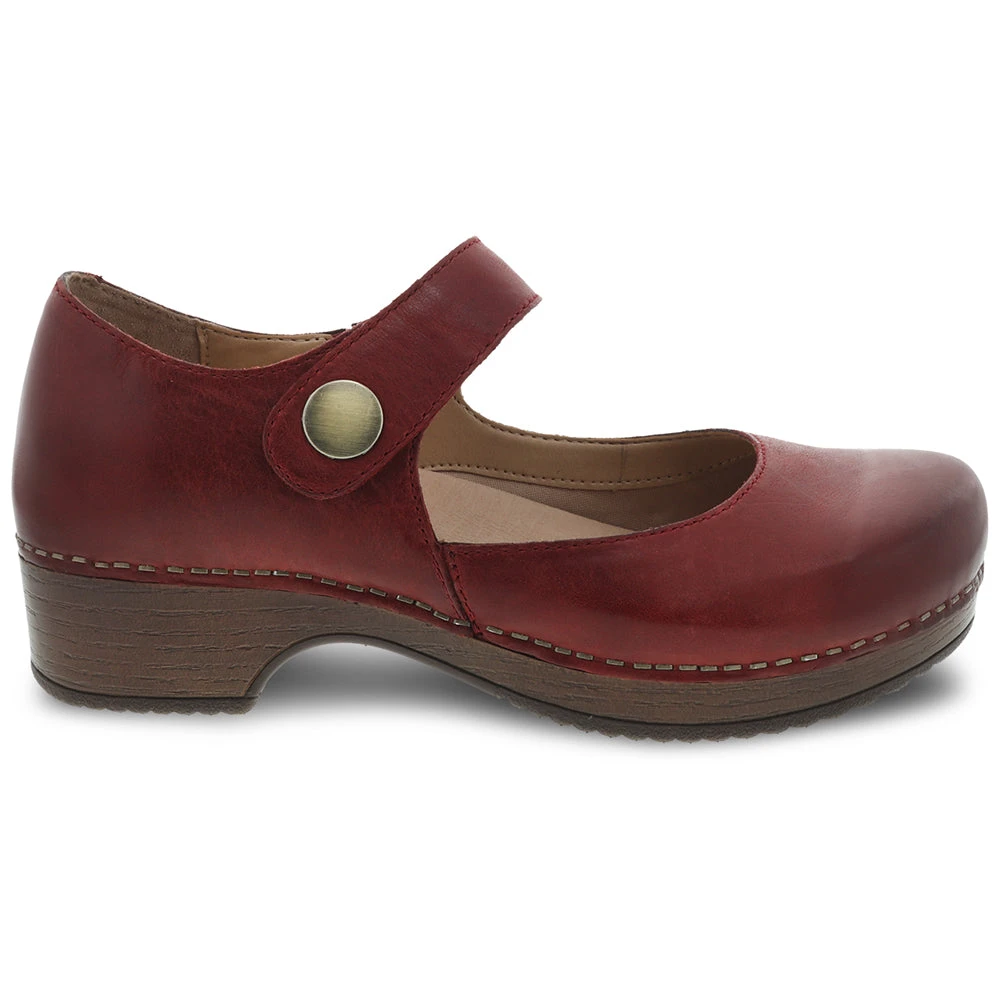 Dansko Beatrice Mary Jane Red Leather (Women's) 4 Dansko Beatrice Mary Jane Red Leather (Women's) - Image 2